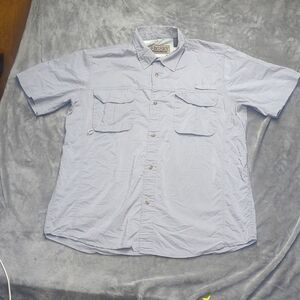 BIG SKY OUTFITTERS Men’s Button Up Fishing Shirt sz xl